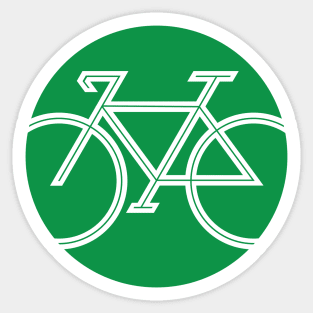 Bike Circle green Sticker